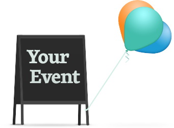 Your event can be here!